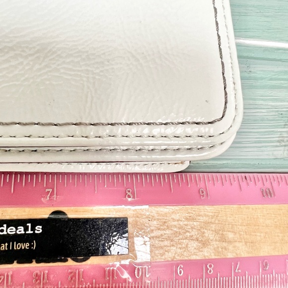 Coach White Patented Leather Clutch - Picture 11 of 12